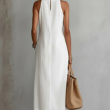 Jimena – Robe midi col mao élégante