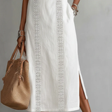 Jimena – Robe midi col mao élégante