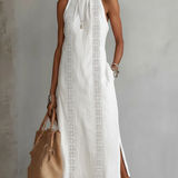 Jimena – Robe midi col mao élégante