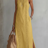 Jimena – Robe midi col mao élégante
