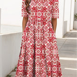 Carline – Robe midi fleurie