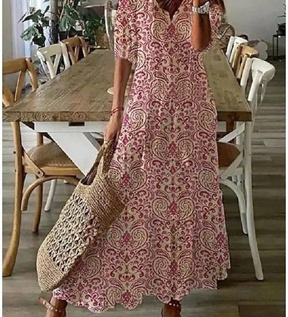 Luna | Robe Midi De Style Boho Sans Effort